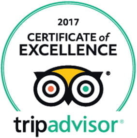 TripAdvisor Certificate of Excellence 2017