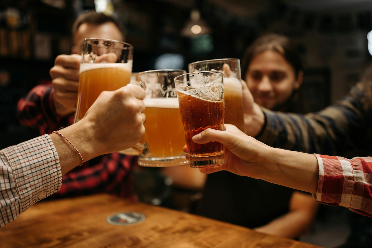 A selection of non-alcoholic beers are available at Ron's Original.